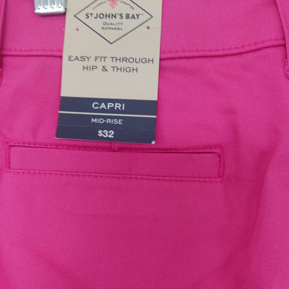 St John's Bay Capris SZ 8 NWT - Picture 4 of 4